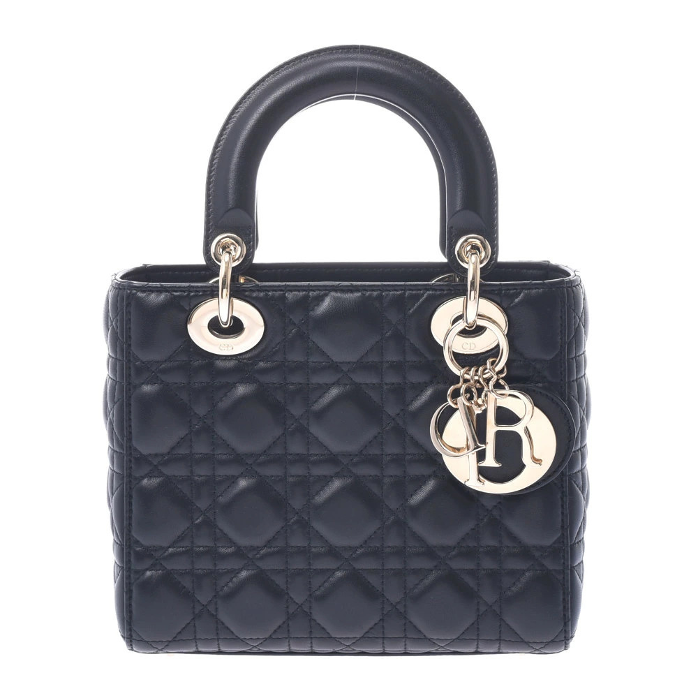 Christian Dior Lady Black Lambskin Bag